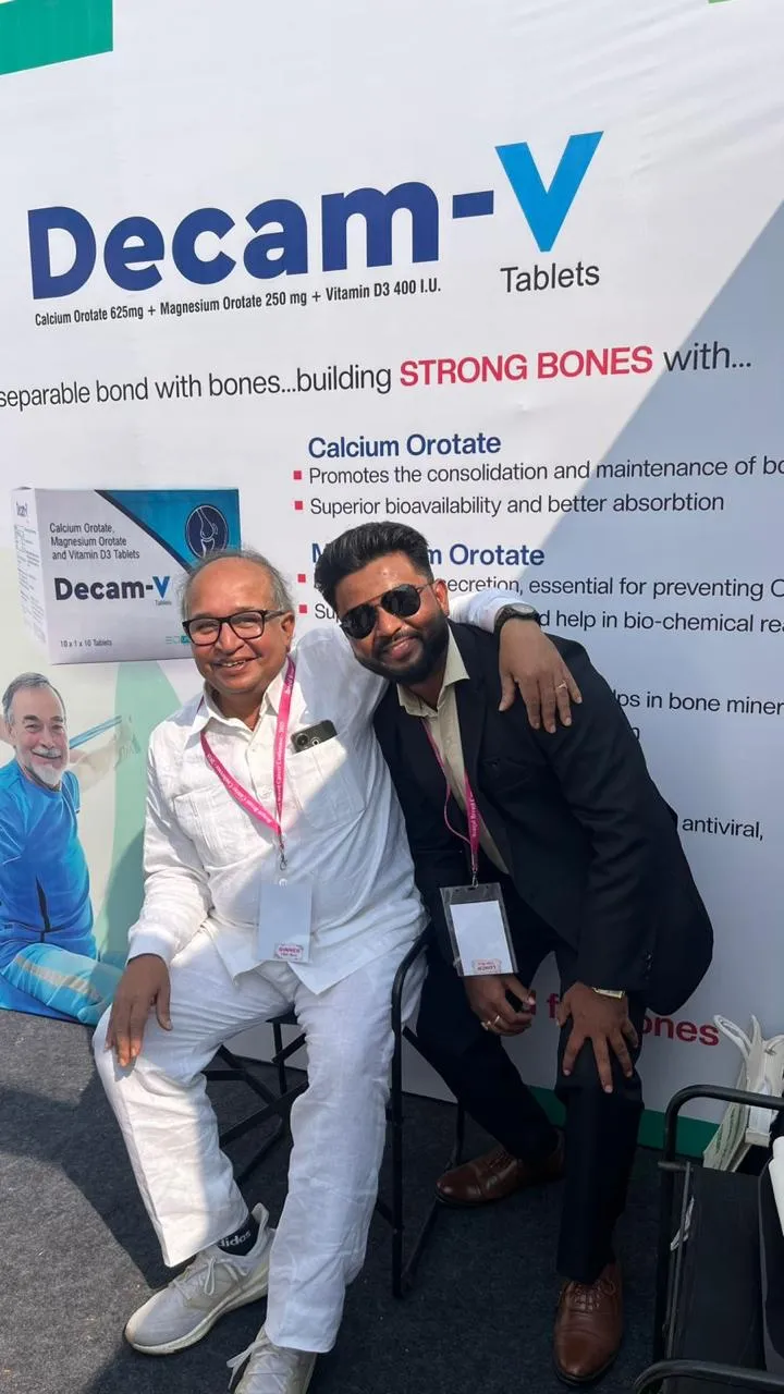 Leadership sharing the science behind Decam-V at a product launch